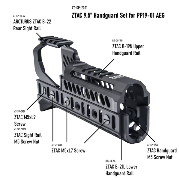 ARCTURUS PP19-01 Vityaz Ztac SP1 CQB AEG FE™