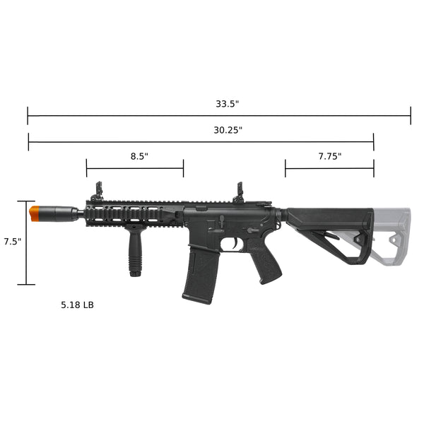 ARCTURUS LWT MK-II CQB 10" AEG SPORT Black Starter Pack ARC SE®