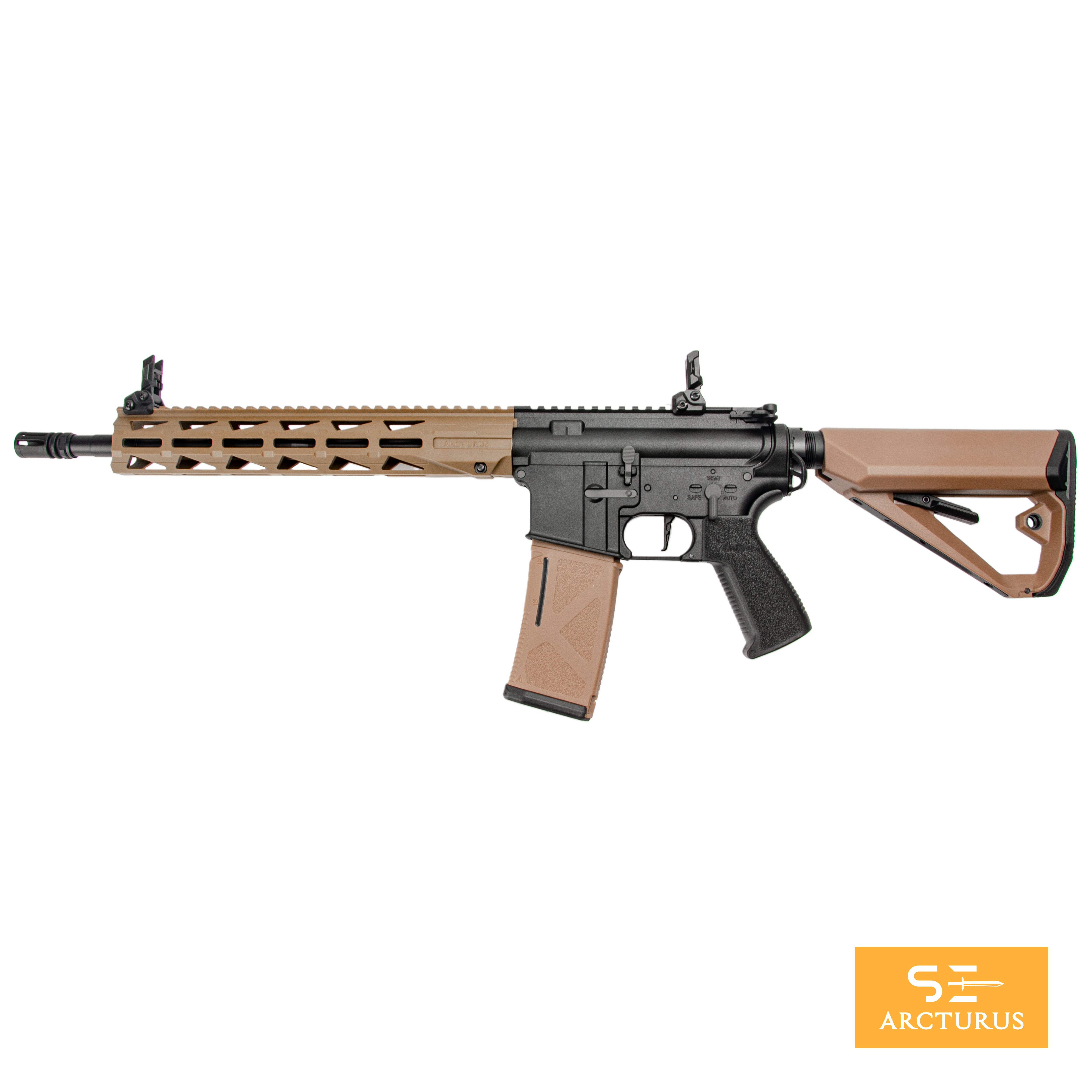 arcturus outdoor gear ARCTURUS LWT MK-III Carbine 12" SPORT AEG SE® Black-Tan – Arcturus Tactical
