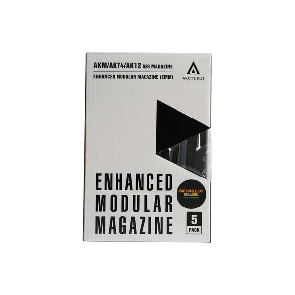ARCTURUS AK74 Bakelite 550Rds Hi-Cap Wheel EMM Magazine BLK  [5-PACK]