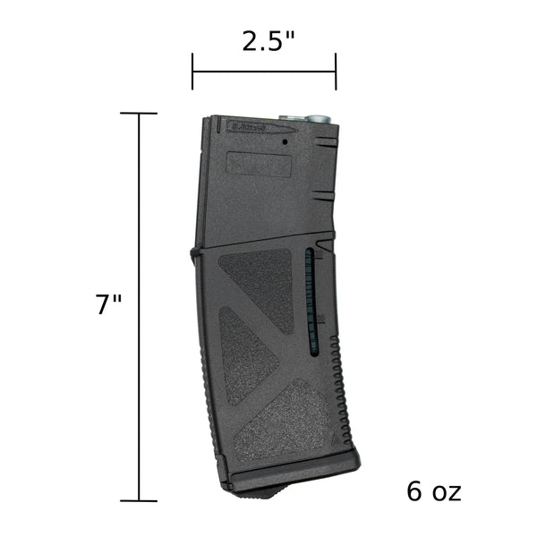 ARCTURUS M4/M16 MOD1 30/130Rds Variable-Cap Windowed EMM Magazine BLK [5-PACK]