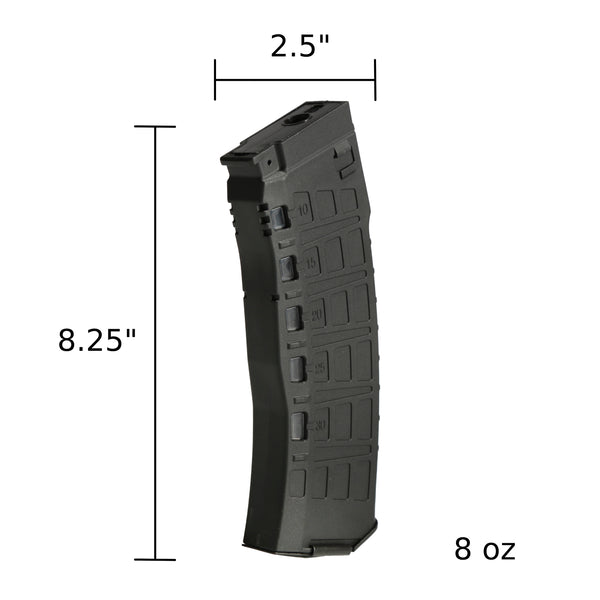 ARCTURUS AK12 30/135Rds Variable-Cap EMM Magazine BLK [5-PACK]