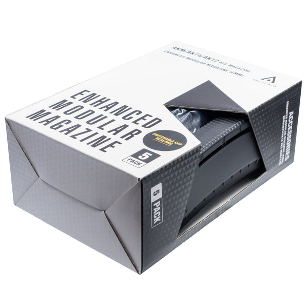 ARCTURUS AK MOD1 30/130Rds Variable-Cap Windowed EMM Magazine BLK [5PACK]