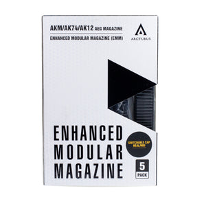 ARCTURUS AK MOD1 30/130Rds Variable-Cap Windowed EMM Magazine BLK [5PACK]