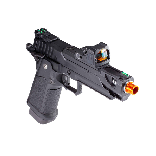 ARCTURUS Osprey 5" Split Slide Hi-Capa GBB DG™ Performance Refined Edition w/ Optics Ready Slide & ARS-1 Red Dot Combo & CNC AL Adjustable Blowback Housing