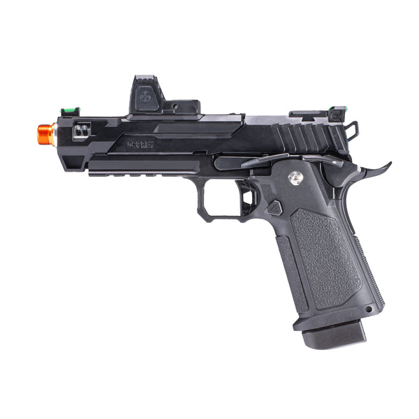 ARCTURUS Osprey 5" Split Slide Hi-Capa GBB DG™ Performance Refined Edition w/ Optics Ready Slide & ARS-1 Red Dot Combo & CNC AL Adjustable Blowback Housing